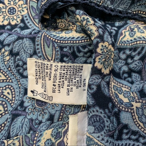 Faded Glory Boho Hippie Sheer Tunic L - Picture 8 of 8